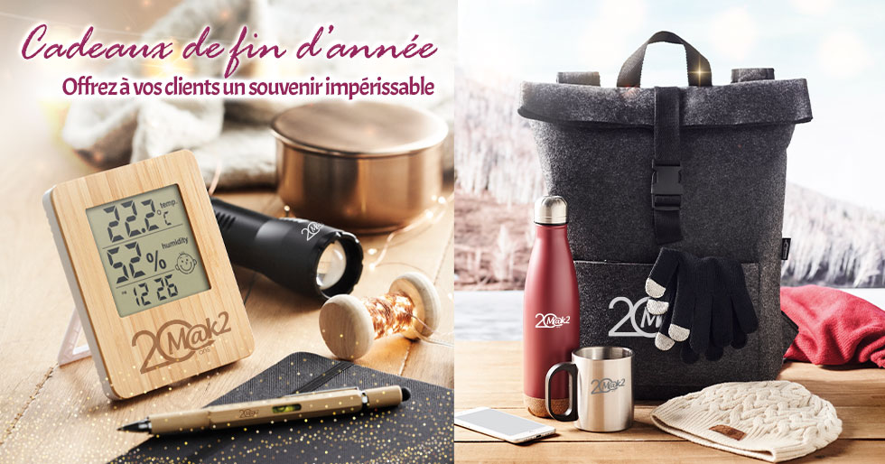 Distribuez vos cadeaux de fin d'année à vos meilleurs clients